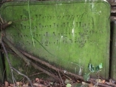 Headstone of Elizabeth Hallatt (died 1830), St James, Norton