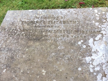 Headstone of Florence Newton, St James, Norton
