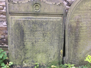 Headstone of William Morewood, St James, Norton