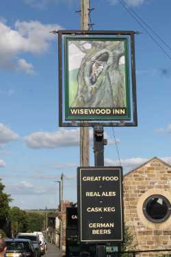 Inn sign, Wisewood Inn, No. 539 Loxley Road