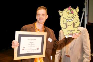 Sean Taylor, children's author at the Sheffield Children's Book Award