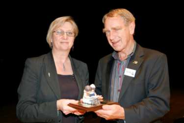 Klaus Flugge, founder of the children's publishers, Andersen Press at the Sheffield Children's Book Award