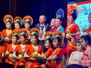 Lord Mayor, Colin Ross, at Sheffield's biggest ever Lunar New Year celebrations