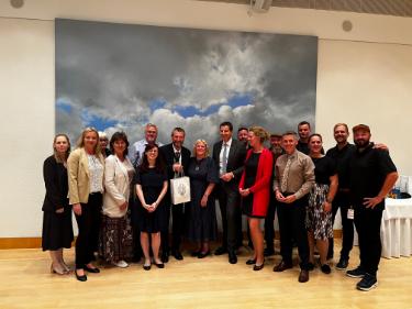 Visit of Sheffield Lord Mayor, Councillor Colin Ross (7th left) and Lady Mayoress, Mrs Ross (8th left) to Bochum, Germany 