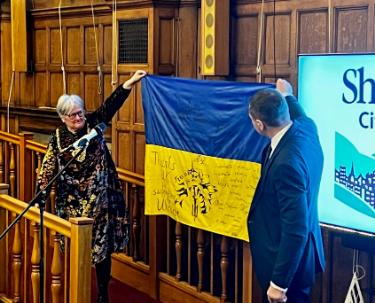 Visit to Sheffield of Oleksandr Symchyshyn, Mayor of Khmelnytskyi (Ukraine) and Mykola Vavryshchuk, Deputy Mayor