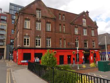 Rear of Four Leaf public house, No. 53 West Street from Carver Lane and (centre) West Street Lane