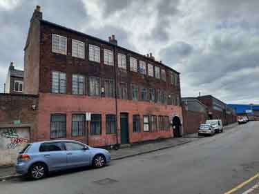 Former premises of Travis Wilson and Co. Ltd., electro plated goods manufacturers, Kenilworth Works, Nos. 85 - 87 Denby Street