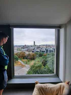 View from flat of City Centre, Park Hill Flats, Duke Street