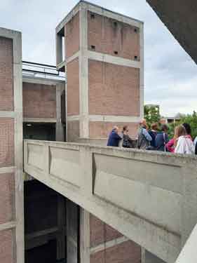 Connecting walkway between blocks, Park Hill Flats