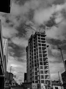 Construction of Vista student flats, Pond Street, c. 2023