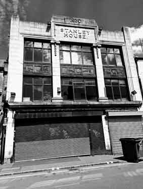 Former premises of M. and J. Moore, wholesale cash and carry, Stanley House, Stanley Street, c. 2023