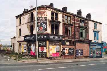 Kitters (S. Kitter), ladies outfitters, No. 799 Attercliffe Road following a fire