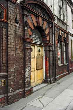 Former Coach and Horses public house, Nos. 756 Attercliffe Road showing 1901 datestone above the door