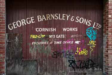 No. 3 Gate entrance to the former workshops and offices for George Barnsley and Sons, [file and rasp manufacturers], Cornish Works, Cornish Street