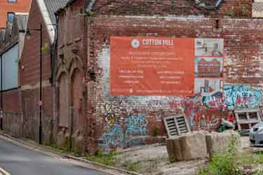Remaining structure of what was formerly Colver Brothers Ltd., Pilot Works, Cotton Mill Row