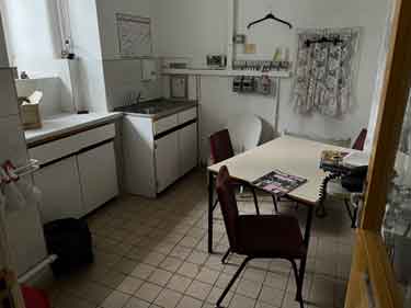 Sheffield Town Hall, closed ladies toilets, staff room
