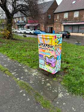 Weapon Amnesty Bin (for knives and guns, etc), Stradbroke Drive 