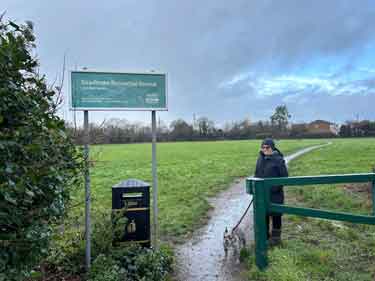 Entrance to Stradbroke Recreation Ground from Wolverley Road