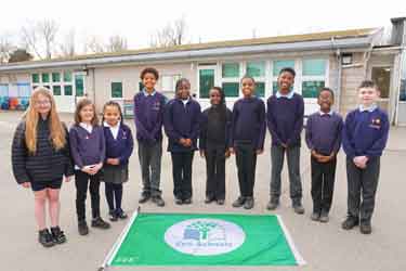 Pupils at Lower Meadow Academy Primary School, Batemoor Road during an eco-school initiative