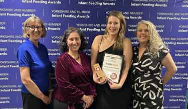 Sheffield Family Hubs at the 2026 Yorkshire and Humber Infant Feeding Awards