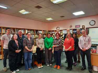Sheffield City Council's Archives and Heritage team at the City Archives, 52 Shoreham Street