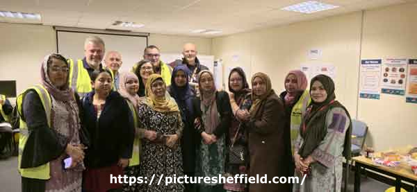 Sheffield City Council staff at Staniforth Road depot at a Cultural Day - a staff-led celebration of food, stories and shared culture