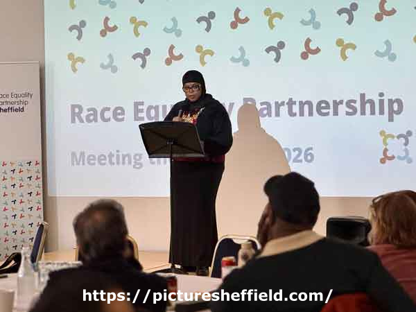 Sheffield Lord Mayor, Councillor Safiya Saeed at the Race Equality Partnership for Sheffield (REPS) 'Meeting the Moment' showcase