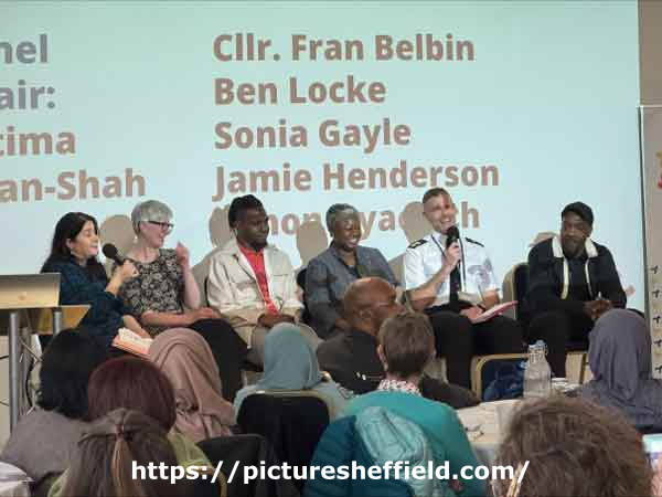 Race Equality Partnership for Sheffield (REPS) 'Meeting the Moment' showcase, [Showroom Workstation, Paternoster Row]