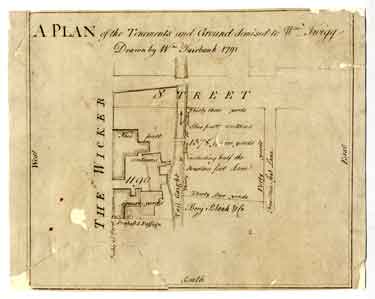 A plan of the tenements and ground demised to William Twigg
