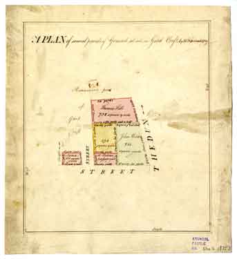 A plan of several parcels of ground set out in Good Croft