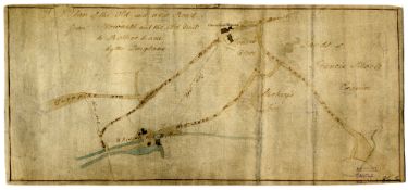 Plan of the old and new Road from Howarth and the Old Mill to Rotherham by the Longlane, [post 1762]
