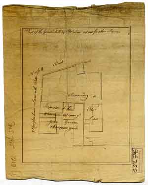 Part of the ground held by Thomas Law set out for other persons. Tenements fronting the Flatts or Slaughterhouse Lane built on the ground lately held by Thomas Law. Tenant, John Greaves, [1789]