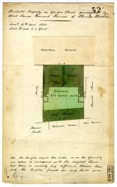 Freehold property in Garden Street purchased by Albert James Bernard Furness of Thomas Flockton