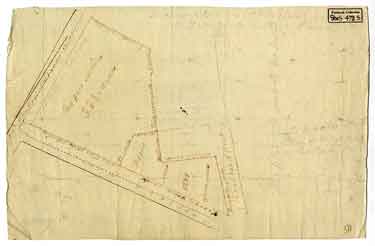 The piece of Thomas Holy’s land through which Bowling Green Street was proposed to be made, [1815]
