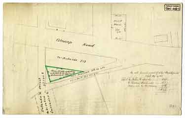 Land purchased of Charles Brookfield by Widow Richards and John Richards, [1831]
