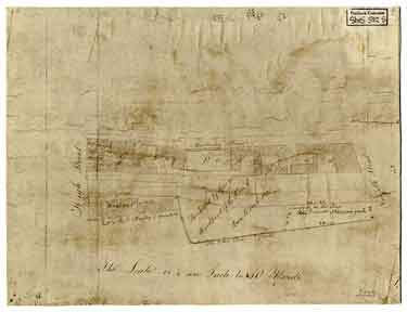 [Plan of lot in Mulberry Street] purchased by George Woodhead of the heirs of Ann Waterhouse, [1791]