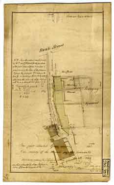 The [Quaker] Meeting House and burying ground, and the widening of Meetinghouse Lane, [c. 1796-1801]