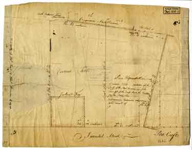 Land let by John Fox and James Taylor to Price Heppenstall and Joshua Fox, [1768-1769]