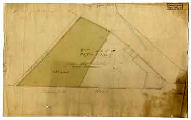 Planned for J Hounsfield. Piece of land at the corner of Cornish Street held by Robert Wilkinson, [1806]