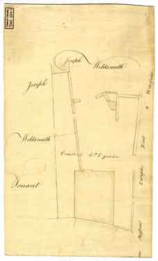 Ground proposed to be taken on a lease by Joseph Wildsmith, [Pitsmoor Road], [1794]