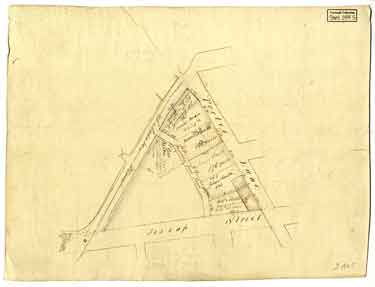 Land [Porter Lane] bought by John Watson of the Duke of Norfolk set out for building