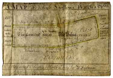 A map of Joseph Swallow’s purchase [Silver street]