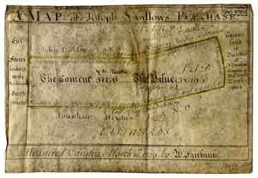 A map of Joseph Swallow&rsquo;s purchase [Silver street]
