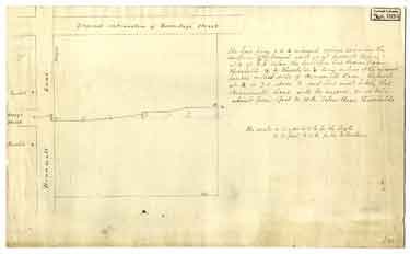 Brammall [sic] Lane measures taken in the new church yard, [1825-1833]