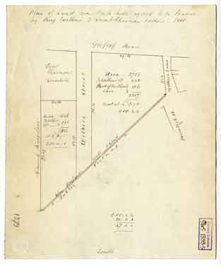 Plan of land near Portobello agreed to be leased by Benjamin Withers to Samuel Sharman and others