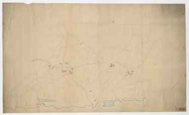Whiteley Woods. Outline sketch of the land between Ringinglow Road and the Porter, [c. 1816]