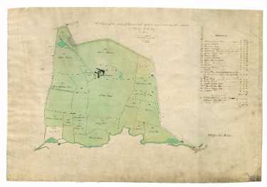 A Plan of the part of Broomhall estate purchased by John Watson of Philip Gell, in 1802, [plan dated 1823]