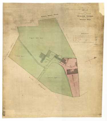 Plan of the freehold property of William Barber situate at Barber Nook