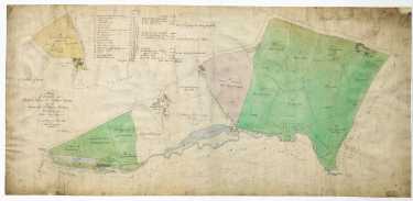 Plan of estates at Rand Moor [Ranmoor] and Nether Green in the township of Upper Hallam the property of John Eyre