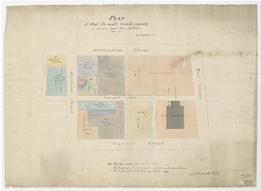 Plan of Messrs Brownell's freehold property in and near Carver Street, Sheffield